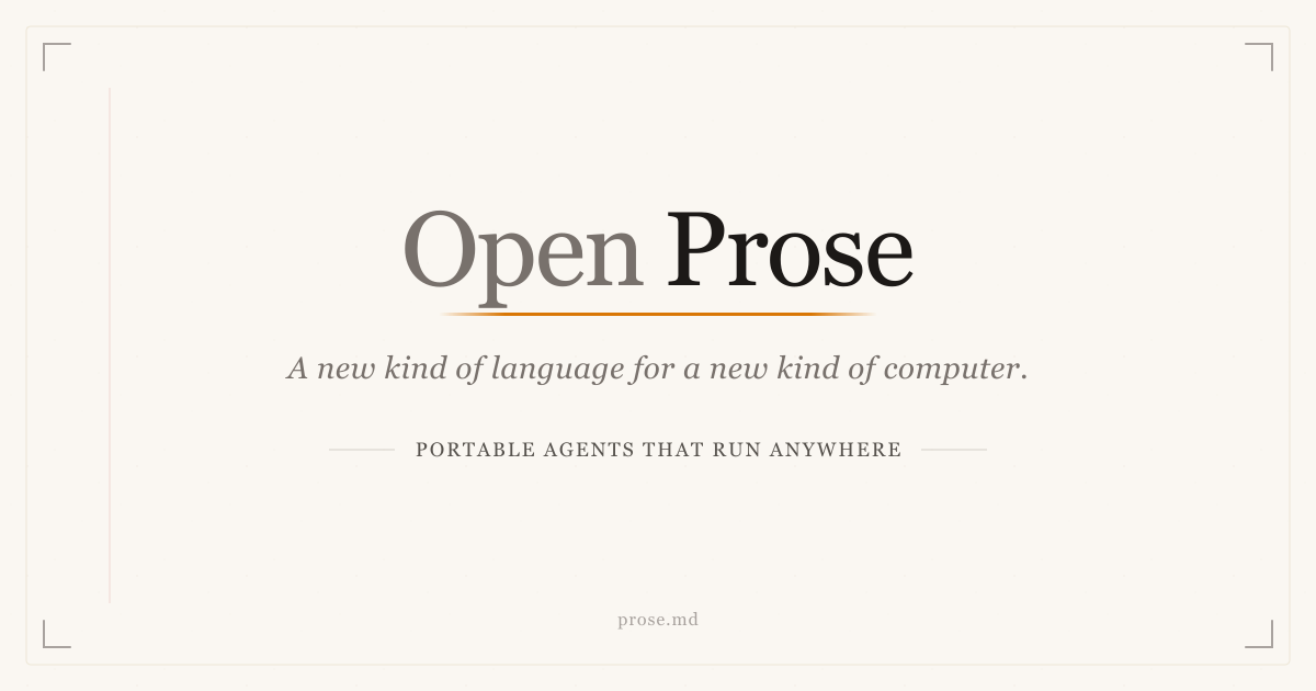 OpenProse: A New Programming Language