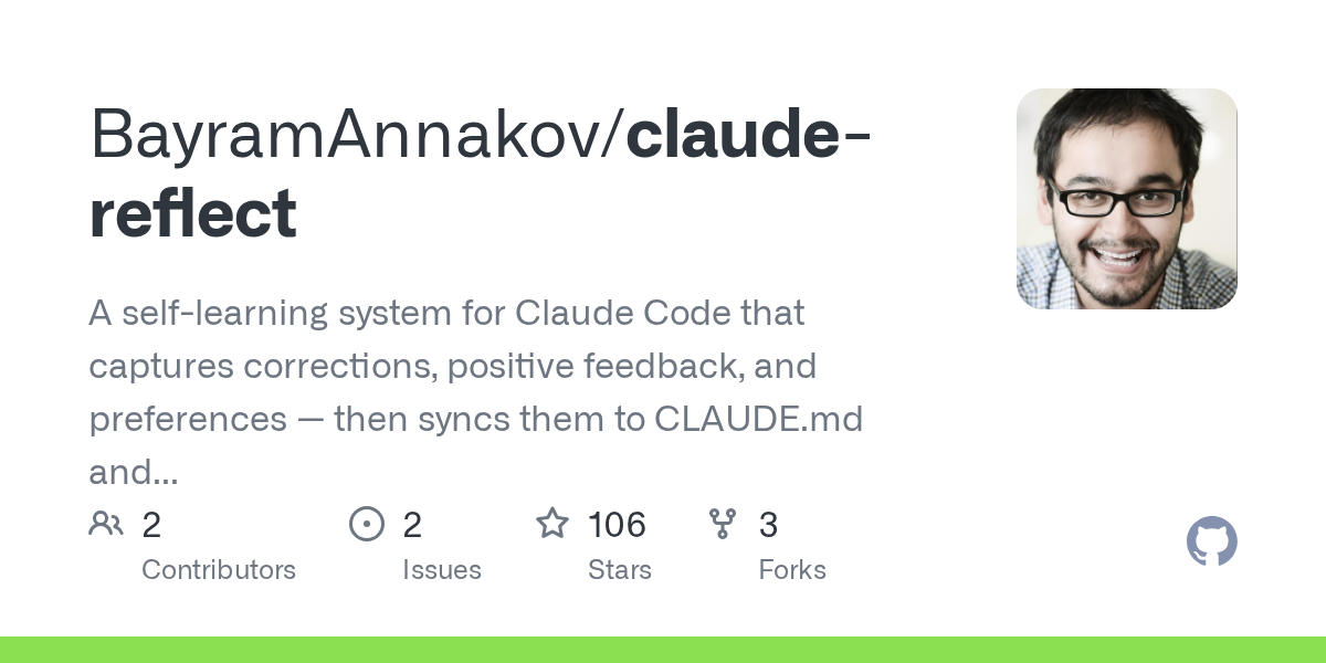 Claude Reflect: Self-Learning System