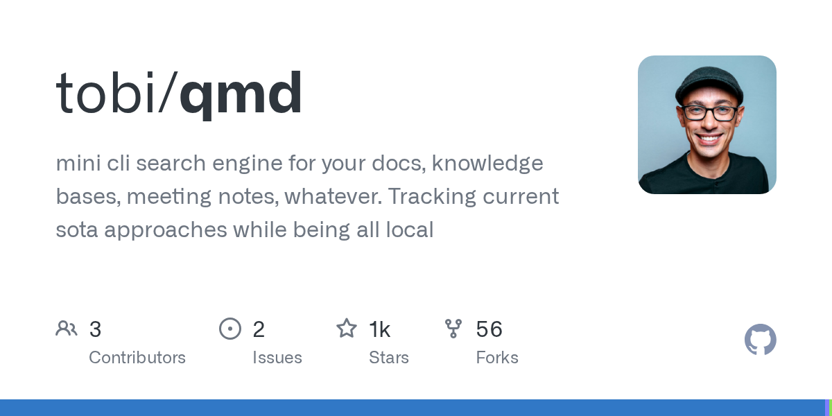 QMD: Local Markdown Search Engine